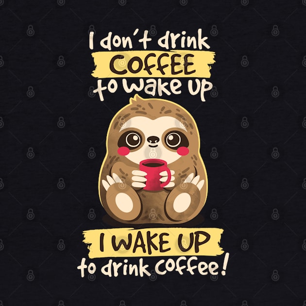 Coffee sloth by NemiMakeit